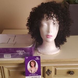 Its a  cap weave wig